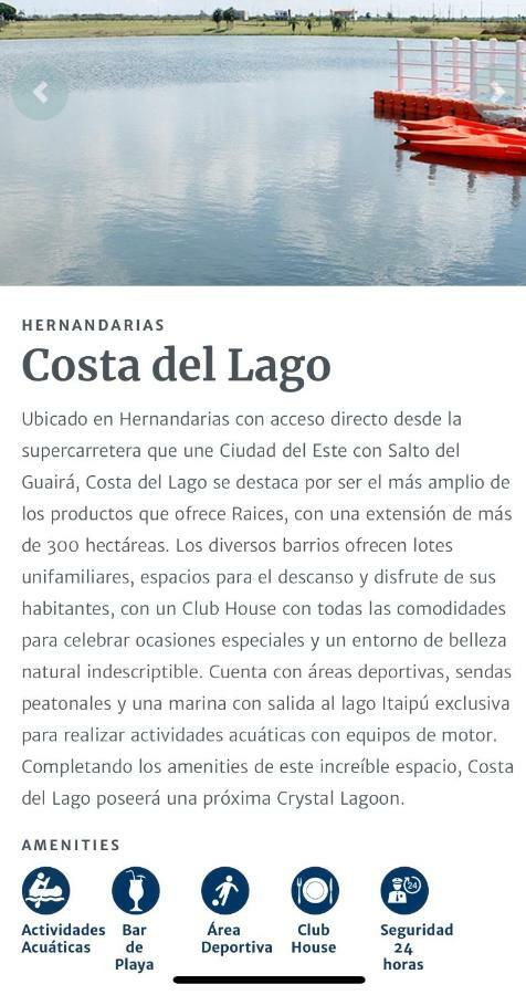 Costa Del Lago-Terrazas Leilighet Hernandarias Eksteriør bilde